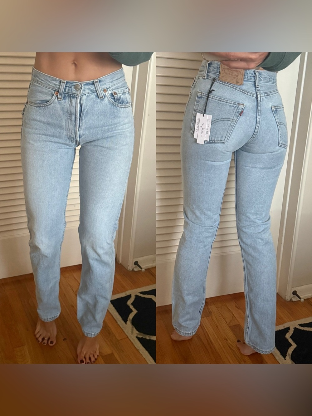 Vintage Levi’s 501 Light Wash late 80s early 90s Jeans